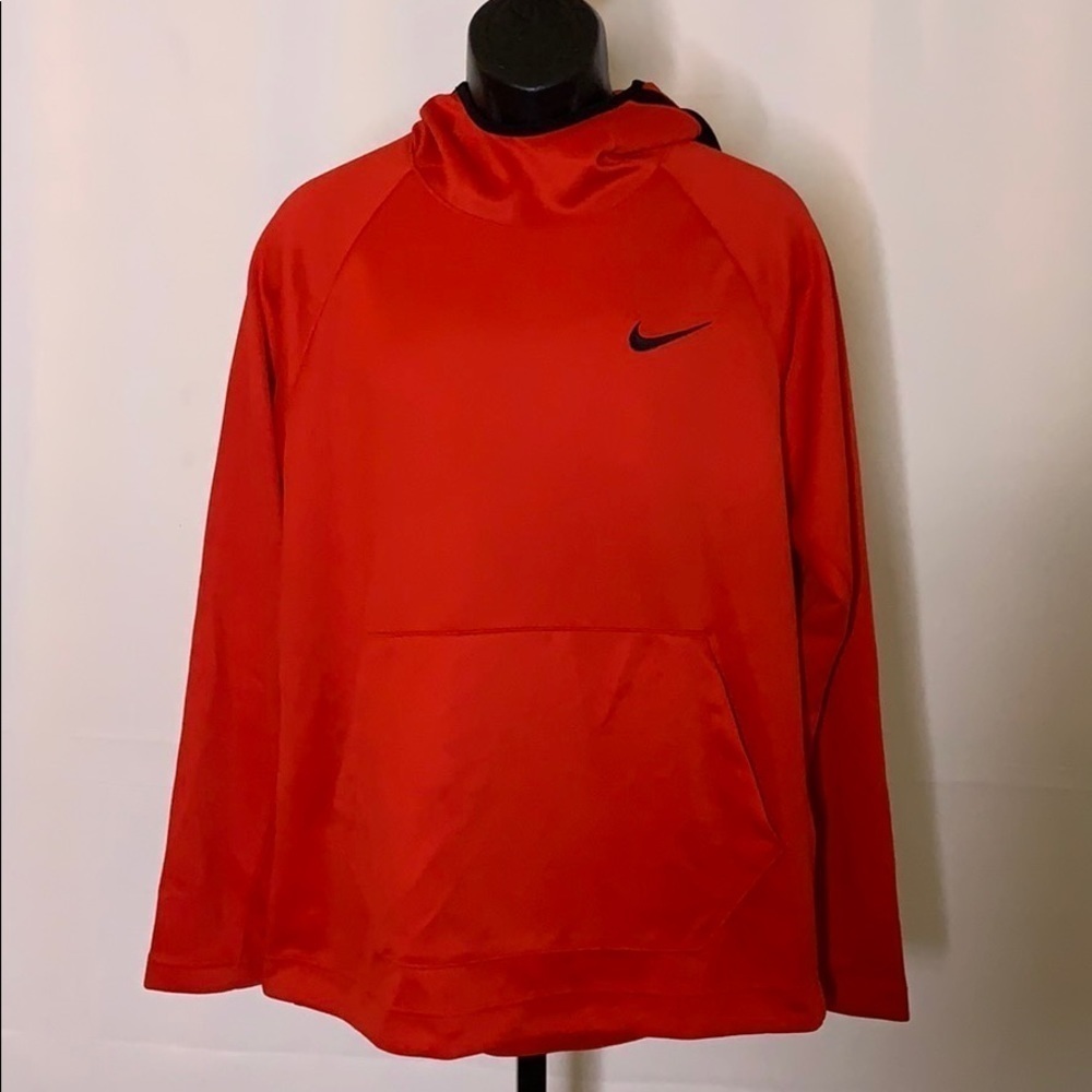 NWOT Nike Mens Dri-Fit red hoodie size- L - Picture 1 of 4